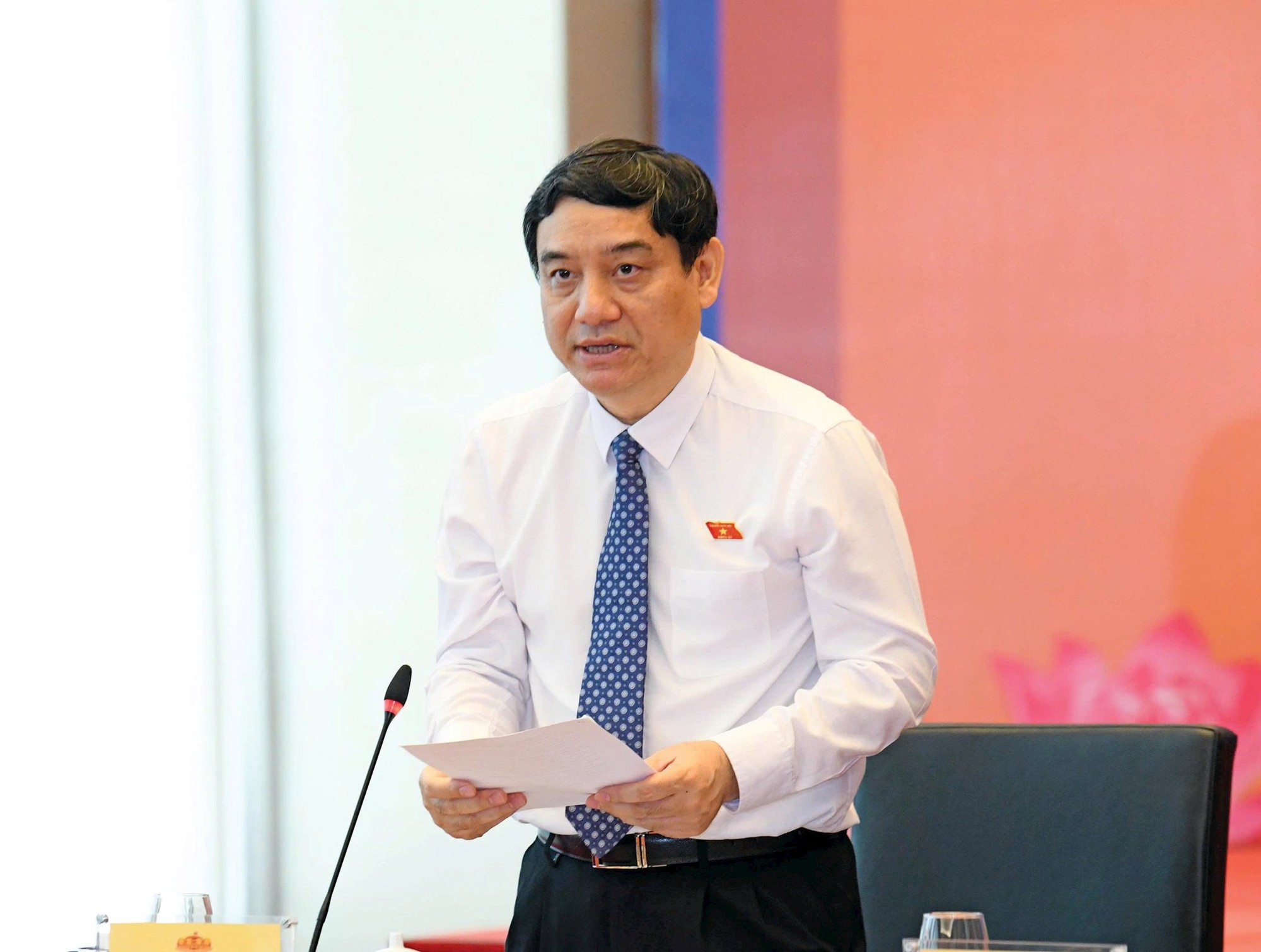 Chủ tịch Quốc hội Trần Thanh Mẫn gặp mặt các cơ quan báo chí - Ảnh 11.