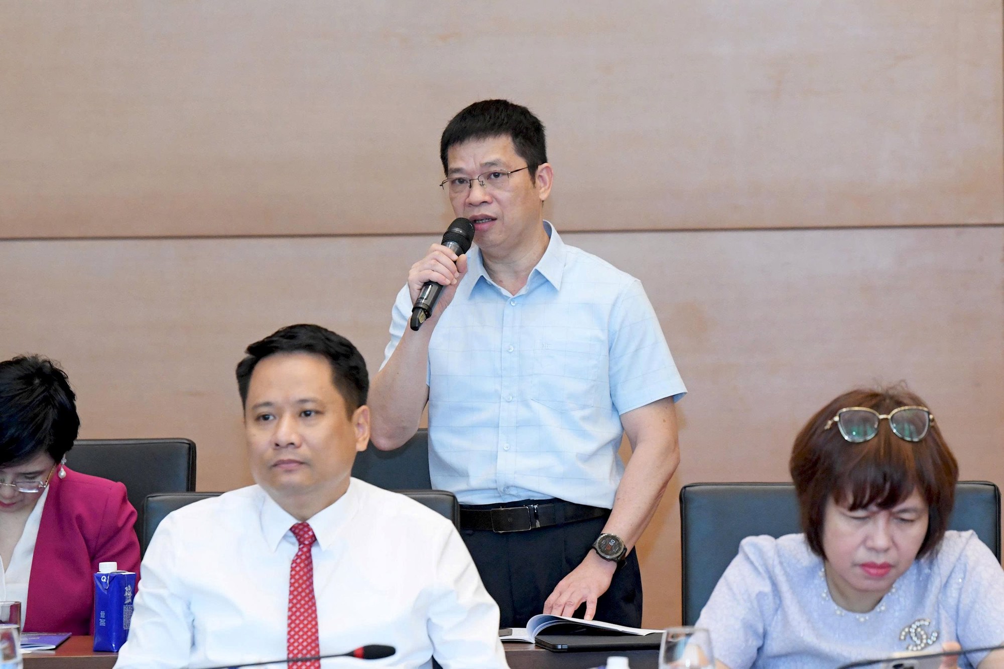 Chủ tịch Quốc hội Trần Thanh Mẫn gặp mặt các cơ quan báo chí - Ảnh 21.