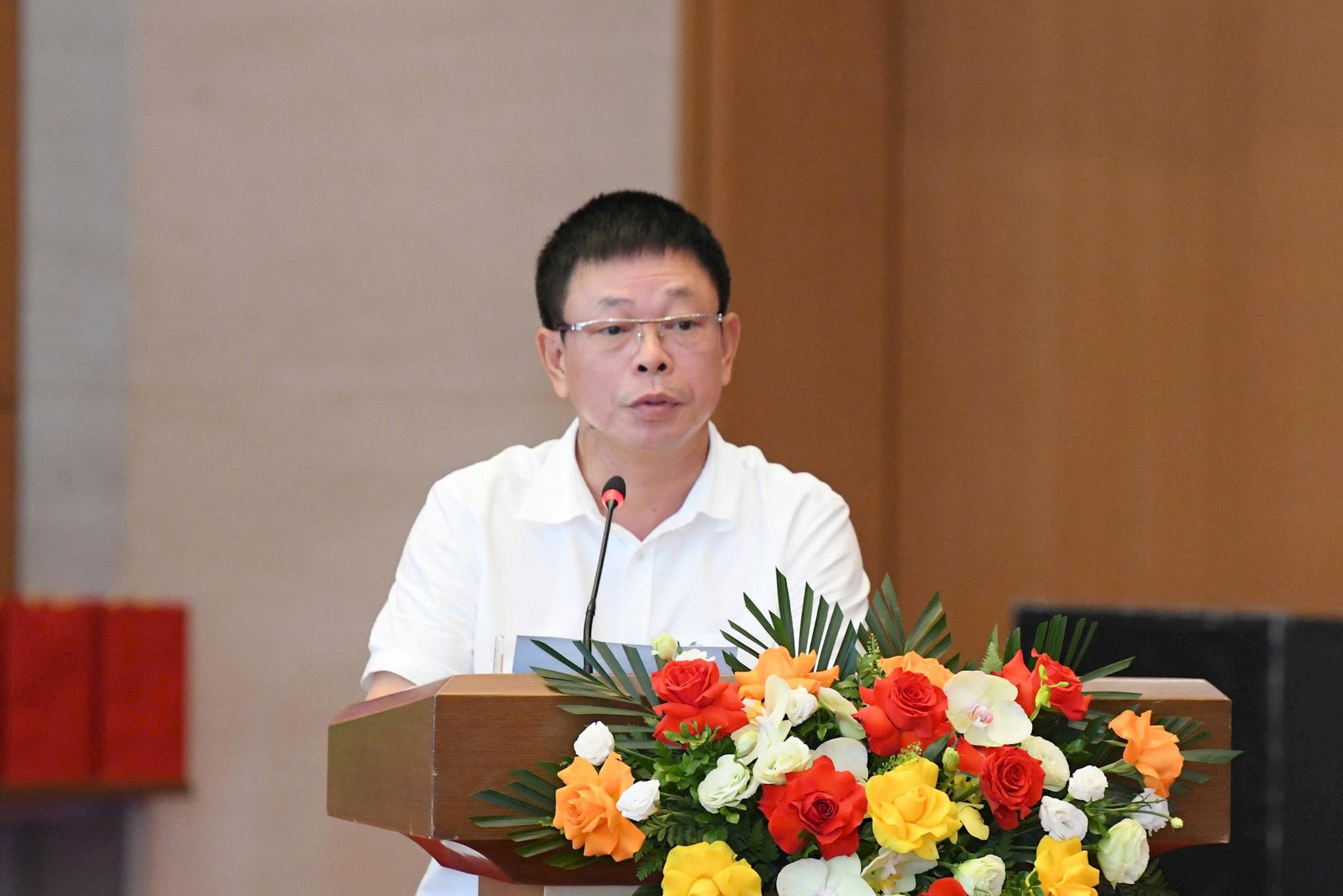 Chủ tịch Quốc hội Trần Thanh Mẫn gặp mặt các cơ quan báo chí - Ảnh 19.