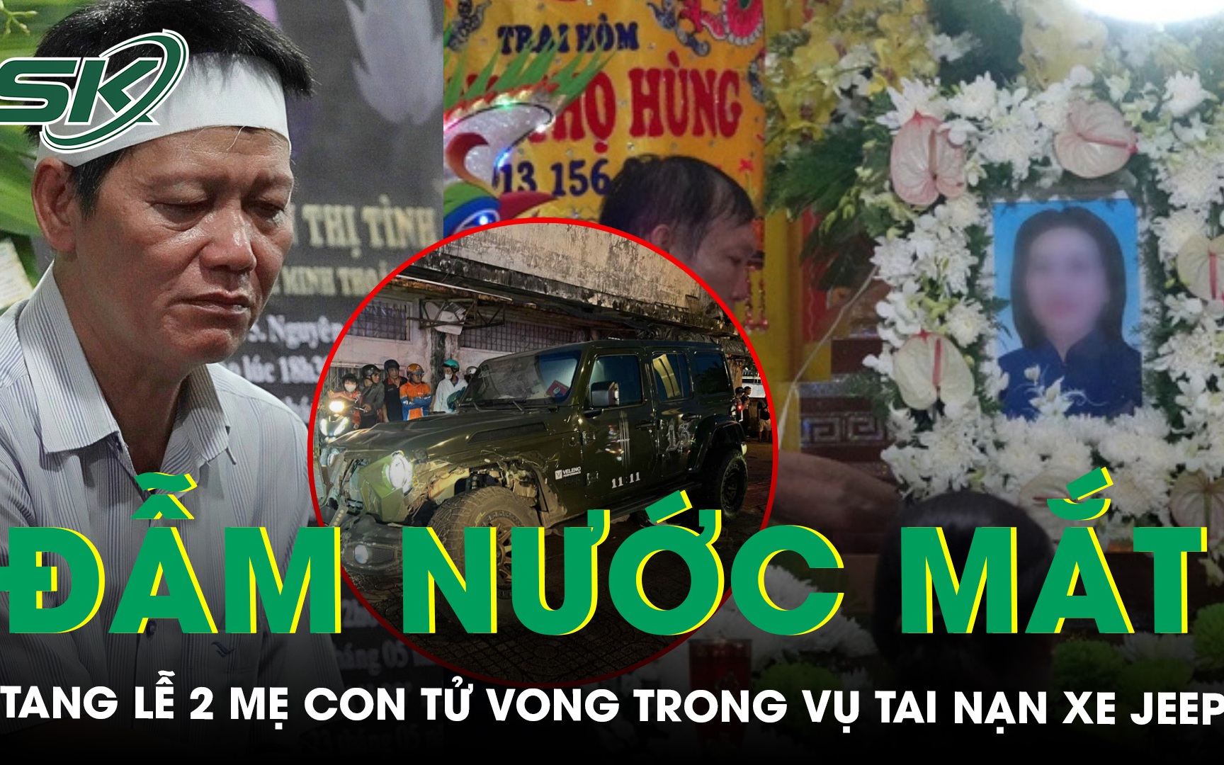 Đẫm nước mắt tang lễ 2 mẹ con tử vong trong vụ tai nạn xe Jeep: Nỗi đau chồng chất nỗi đau