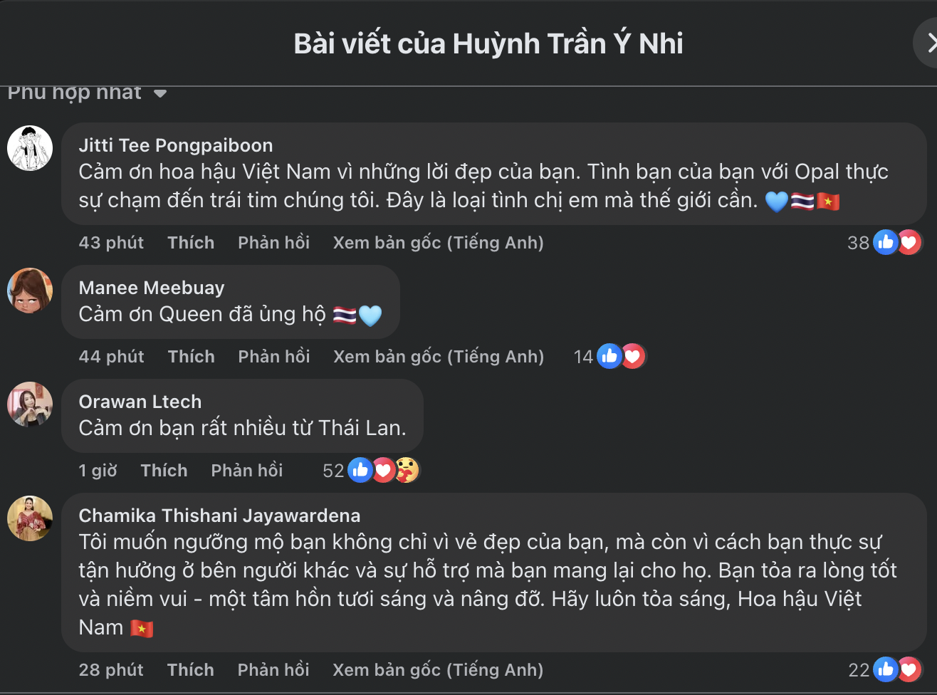 Fan sắc đẹp quốc tế 'tràn' vào Facebook Ý Nhi sau tâm thư gửi Tân Hoa hậu Thế giới 2025- Ảnh 7. Fan sắc đẹp quốc tế 'tràn' vào Facebook Ý Nhi sau tâm thư gửi Tân Hoa hậu Thế giới 2025- Ảnh 7.