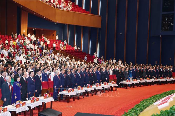 Tổng Bí thư Tô Lâm dự Lễ kỷ niệm 100 năm Ngày Báo chí cách mạng Việt Nam- Ảnh 4.