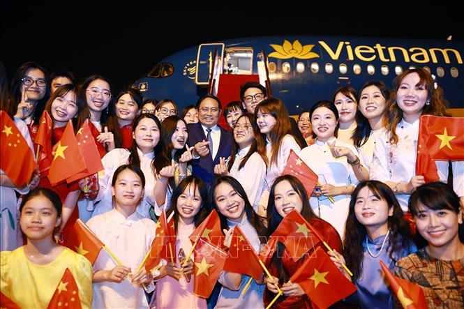 Thủ tướng Phạm Minh Chính kết thúc chuyến làm việc tại Trung Quốc- Ảnh 5. Thủ tướng Phạm Minh Chính kết thúc chuyến làm việc tại Trung Quốc- Ảnh 5.