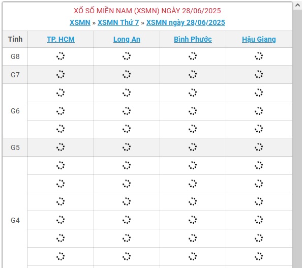 Kết quả xổ số miền Nam hôm nay ngày 28/6/2025 - XSMN 28/6- Ảnh 1.