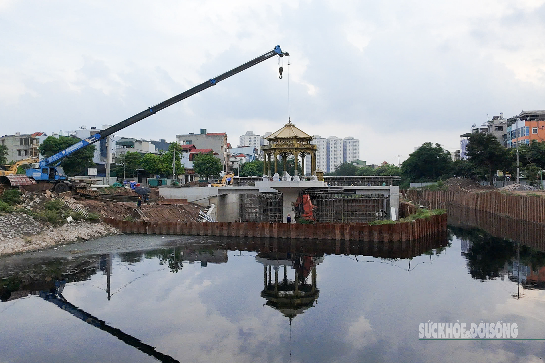 Kiến trúc lạ mắt của đập tràn giữ nước đầu tiên trên sông Tô Lịch- Ảnh 8. Kiến trúc lạ mắt của đập tràn giữ nước đầu tiên trên sông Tô Lịch- Ảnh 8.