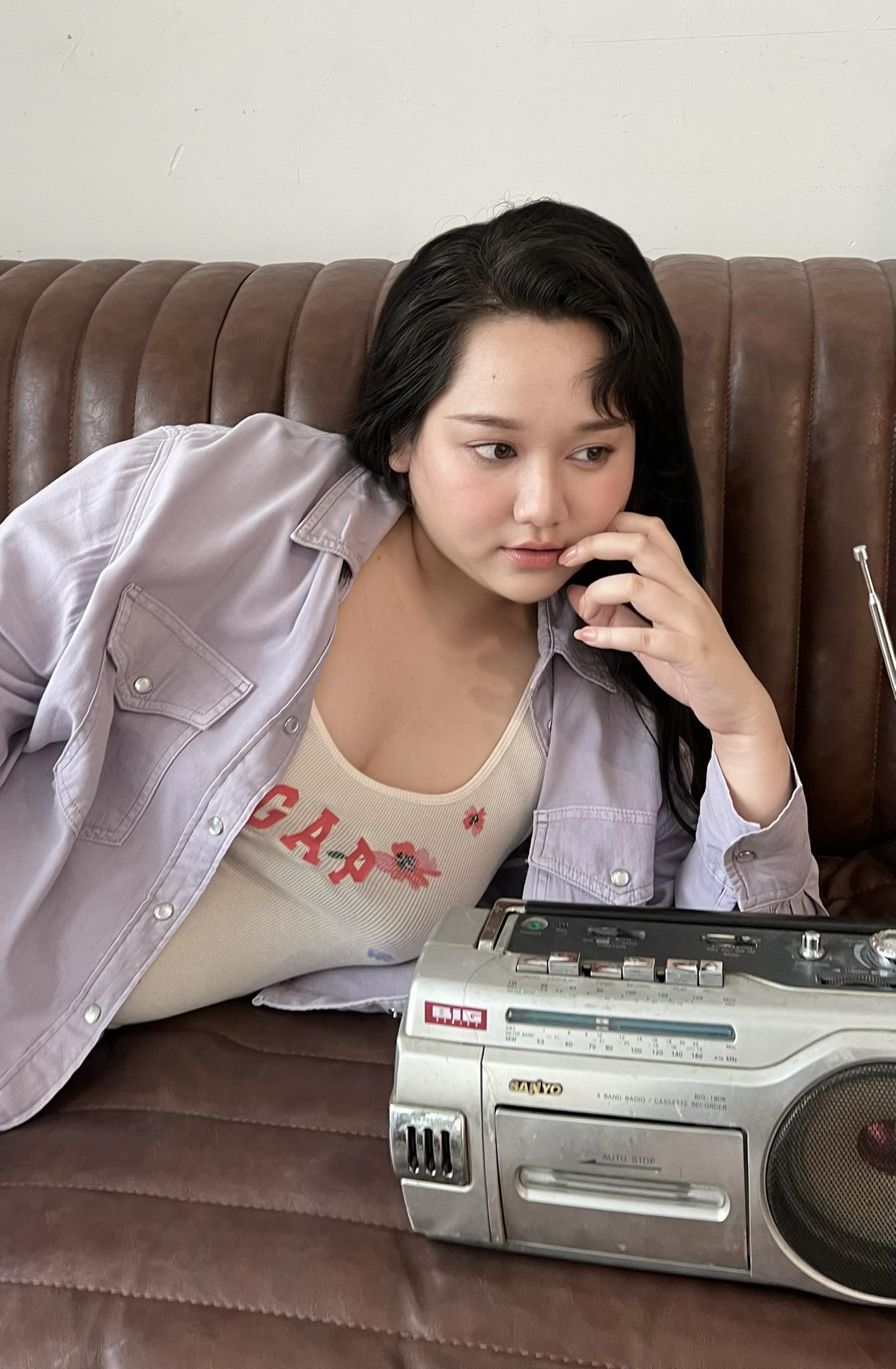 Từ 'mắt biếc' đến 'nàng béo', Trúc Anh thay đổi phong cách thế nào?- Ảnh 9. Từ 'mắt biếc' đến 'nàng béo', Trúc Anh thay đổi phong cách thế nào?- Ảnh 9.
