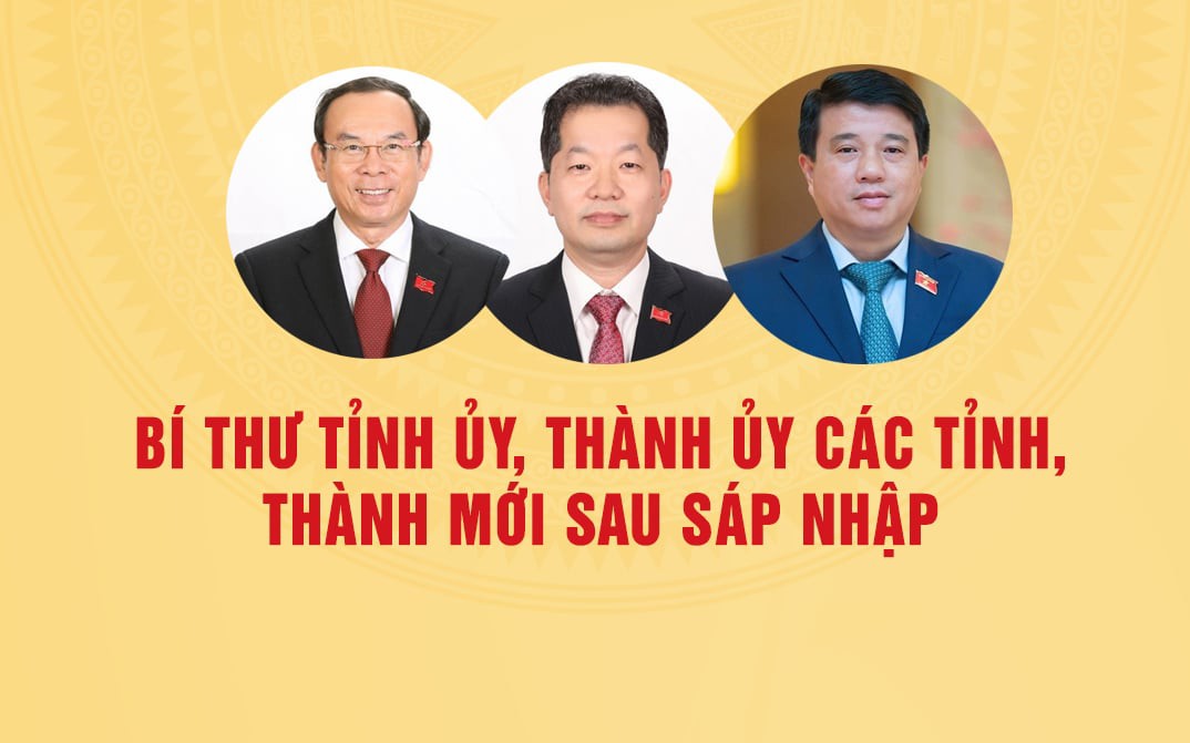 Chân dung Bí thư 23 tỉnh, thành phố sau sắp xếp