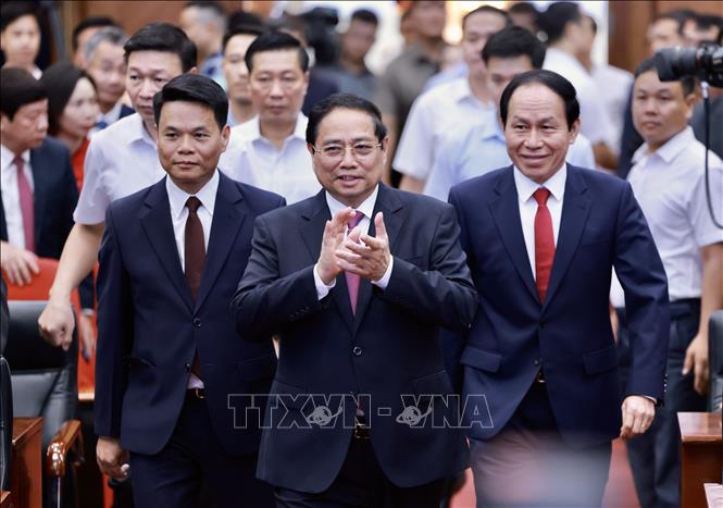 Lãnh đạo Đảng, Nhà nước dự Lễ công bố các nghị quyết, quyết định sáp nhập đơn vị hành chính- Ảnh 6. Lãnh đạo Đảng, Nhà nước dự Lễ công bố các nghị quyết, quyết định sáp nhập đơn vị hành chính- Ảnh 6.