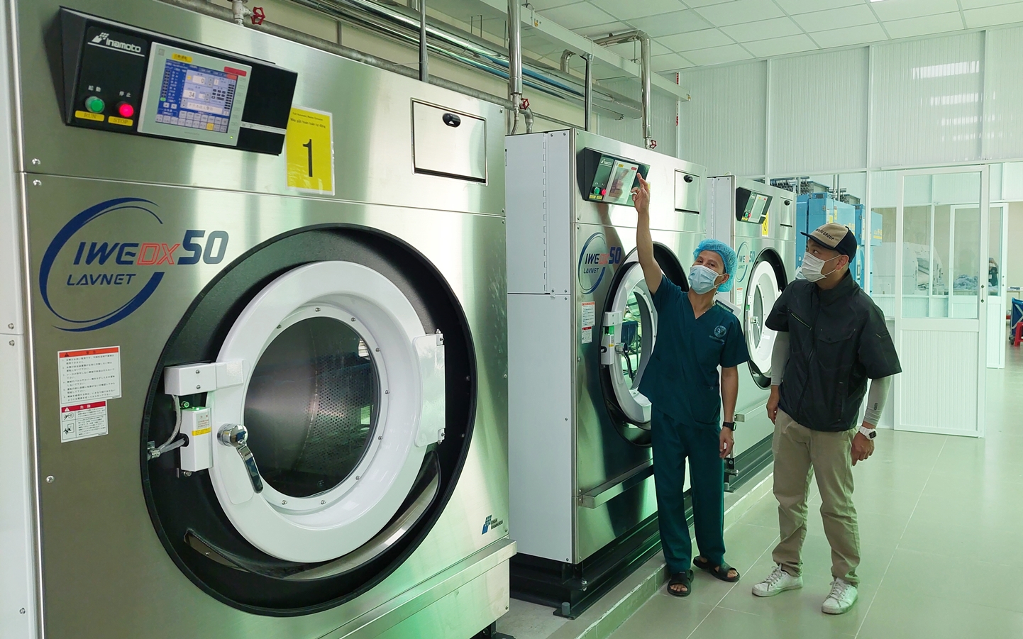 Bệnh viện Lê Văn Thịnh vận hành hệ thống máy giặt tân tiến phục vụ bệnh nhân