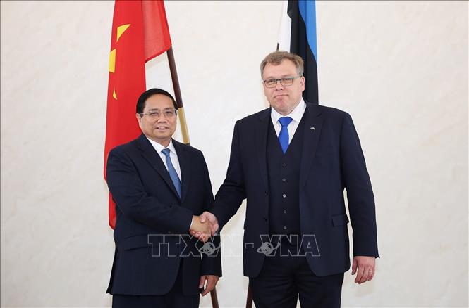 Thủ tướng Phạm Minh Chính hội kiến Chủ tịch Quốc hội Estonia- Ảnh 1. Thủ tướng Phạm Minh Chính hội kiến Chủ tịch Quốc hội Estonia- Ảnh 1.