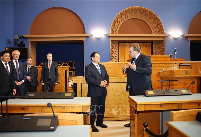 Thủ tướng Phạm Minh Chính hội kiến Chủ tịch Quốc hội Estonia- Ảnh 3. Thủ tướng Phạm Minh Chính hội kiến Chủ tịch Quốc hội Estonia- Ảnh 3.