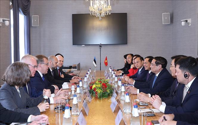 Thủ tướng Phạm Minh Chính hội kiến Chủ tịch Quốc hội Estonia- Ảnh 2. Thủ tướng Phạm Minh Chính hội kiến Chủ tịch Quốc hội Estonia- Ảnh 2.