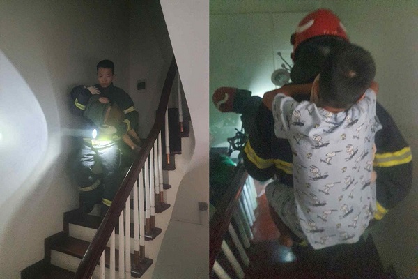 Hà Nội: Cháy nhà dân trong đêm ở phố Thái Hà, 7 người được giải cứu- Ảnh 2.