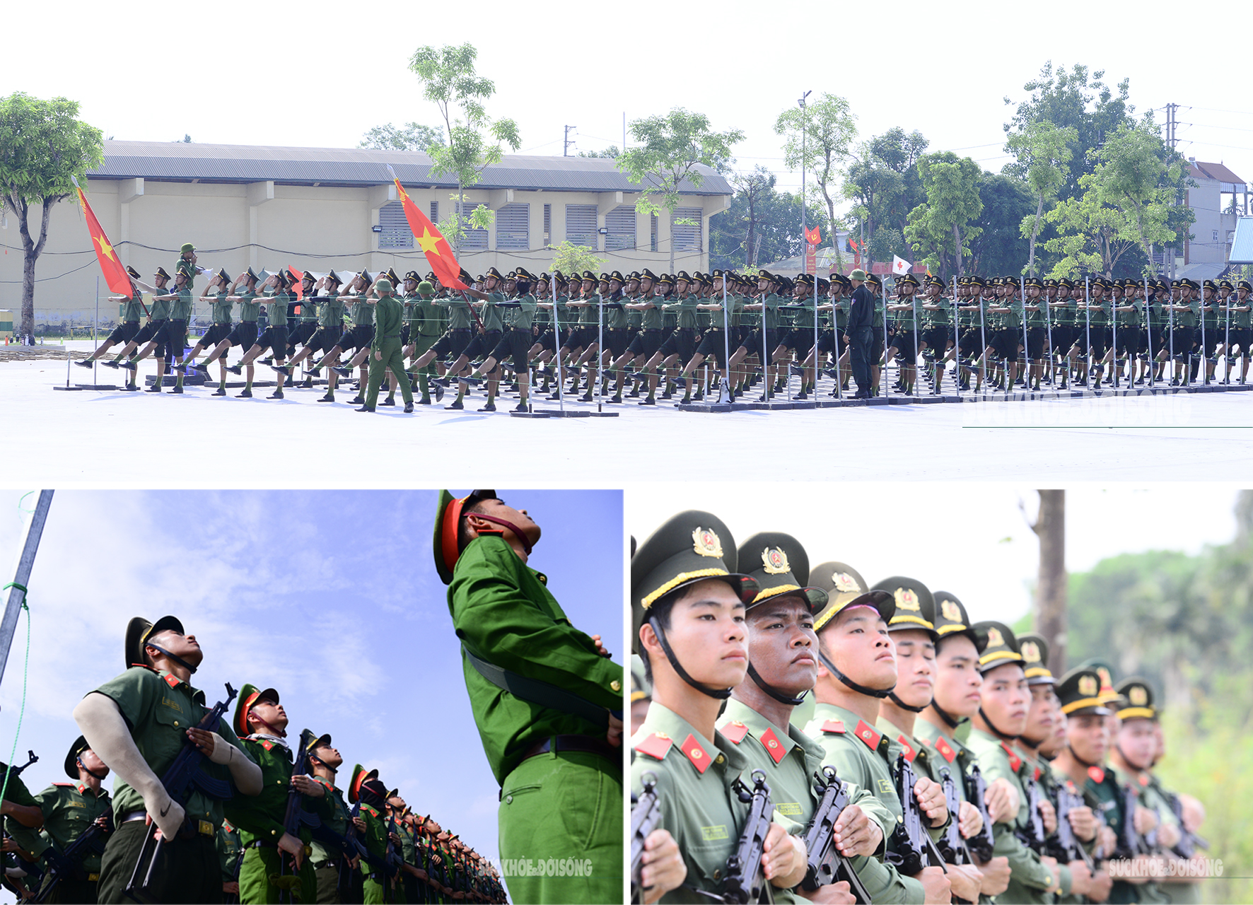 Chiến sĩ Công an miệt mài luyện tập dưới nắng hè chuẩn bị cho Lễ diễu binh, diễu hành dịp 2/9- Ảnh 9. Chiến sĩ Công an miệt mài luyện tập dưới nắng hè chuẩn bị cho Lễ diễu binh, diễu hành dịp 2/9- Ảnh 9.