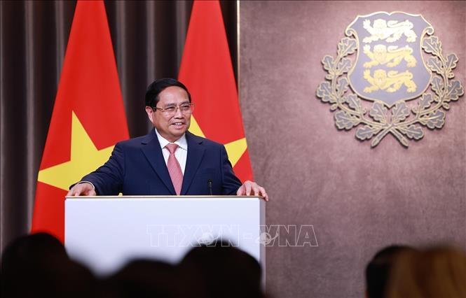 Thủ tướng Phạm Minh Chính hội đàm với Thủ tướng Estonia Kristen Michal- Ảnh 14. Thủ tướng Phạm Minh Chính hội đàm với Thủ tướng Estonia Kristen Michal- Ảnh 14.