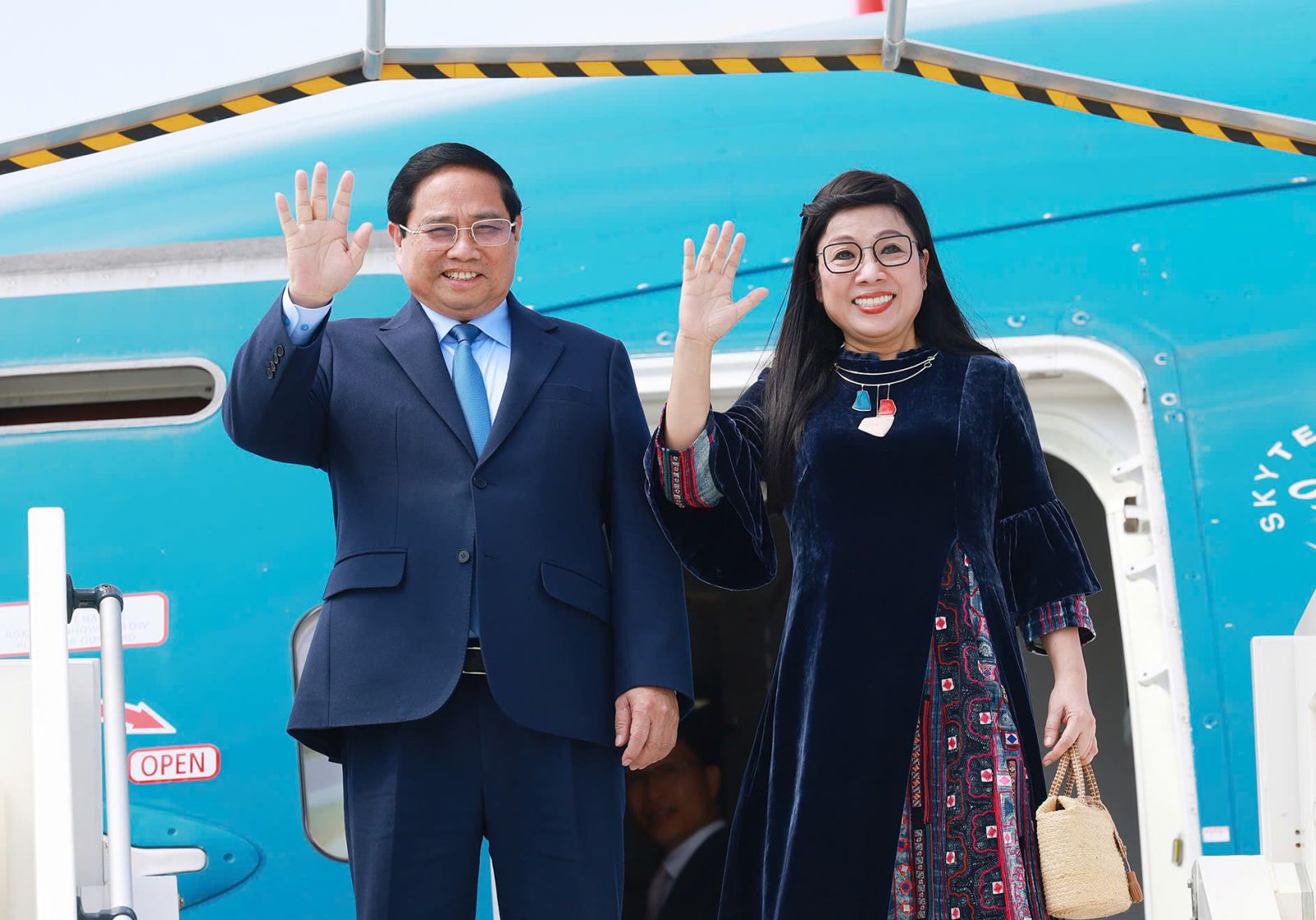 Thủ tướng Phạm Minh Chính tới Nice, bắt đầu chuyến công tác tại Cộng hoà Pháp- Ảnh 1. Thủ tướng Phạm Minh Chính tới Nice, bắt đầu chuyến công tác tại Cộng hoà Pháp- Ảnh 1.