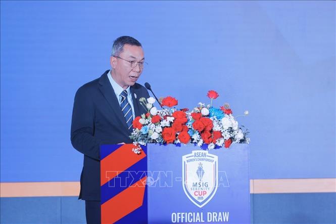 Bốc thăm chia bảng Giải vô địch Bóng đá nữ Đông Nam Á MSIG Serenity Cup™ 2025- Ảnh 3. Bốc thăm chia bảng Giải vô địch Bóng đá nữ Đông Nam Á MSIG Serenity Cup™ 2025- Ảnh 3.