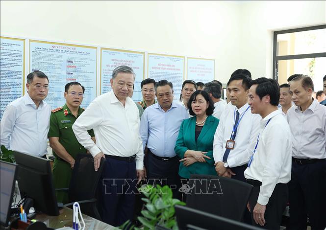 Tổng Bí thư Tô Lâm kiểm tra hoạt động của chính quyền địa phương hai cấp tại Hà Nội- Ảnh 4. Tổng Bí thư Tô Lâm kiểm tra hoạt động của chính quyền địa phương hai cấp tại Hà Nội- Ảnh 4.