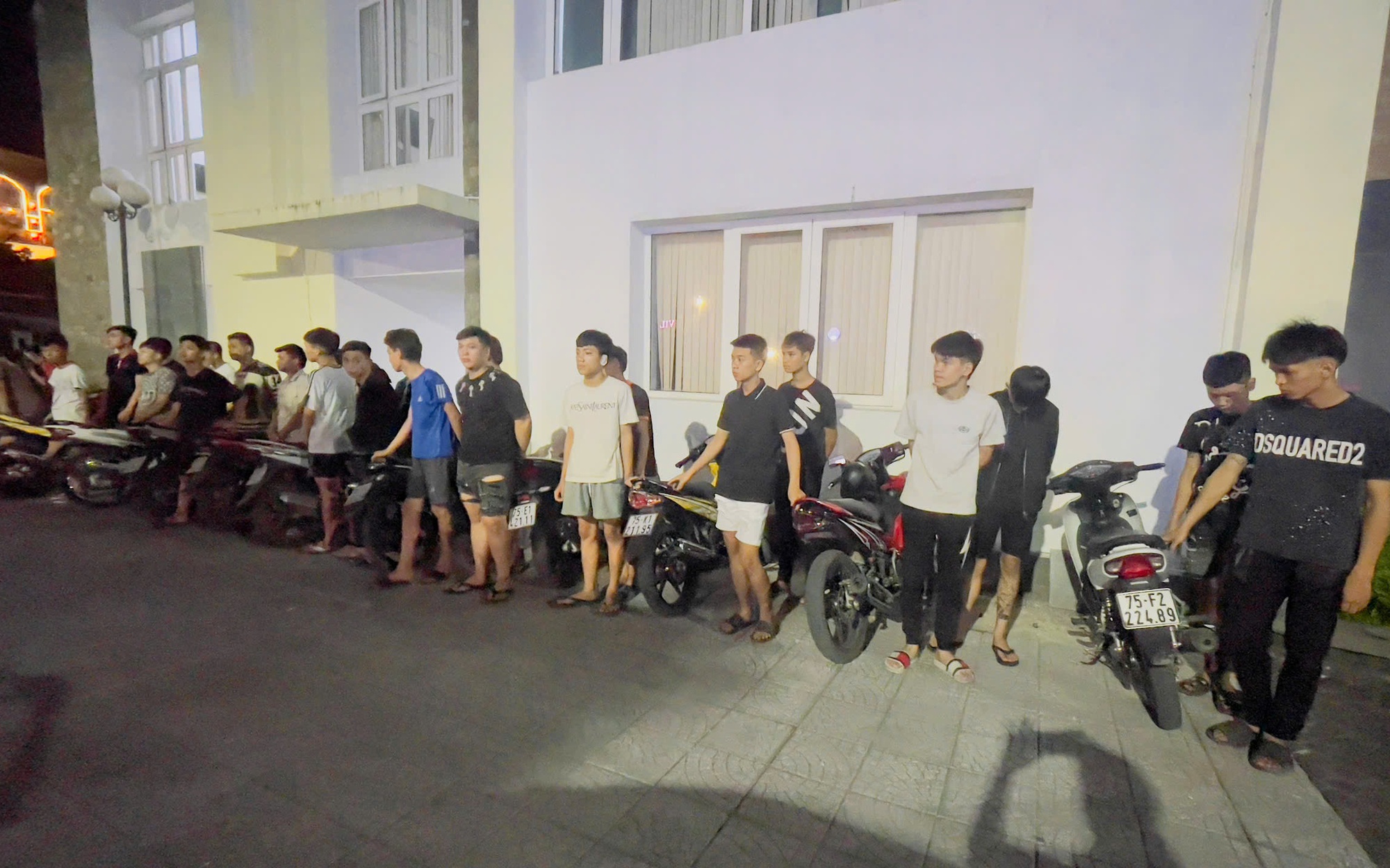 Xử lý hàng chục đối tượng ở Huế mang hung khí đi giải quyết mâu thuẫn