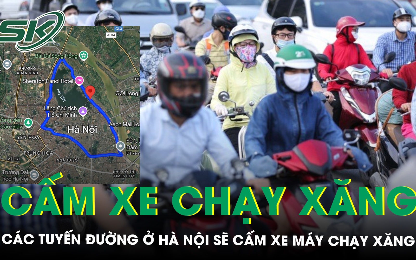 Chi tiết các tuyến đường ở Hà Nội sẽ cấm xe máy xăng từ 1/7/2026