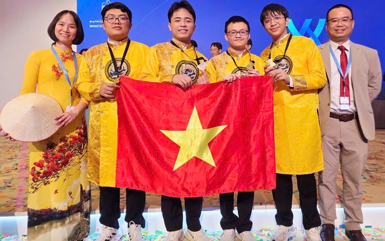 Việt Nam lập kỷ lục với 4 Huy chương Vàng Olympic Hóa học Quốc tế 2025
