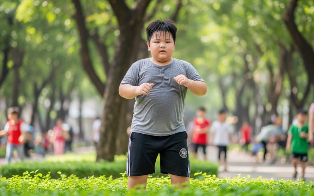 Báo động tình trạng béo phì ở trẻ em