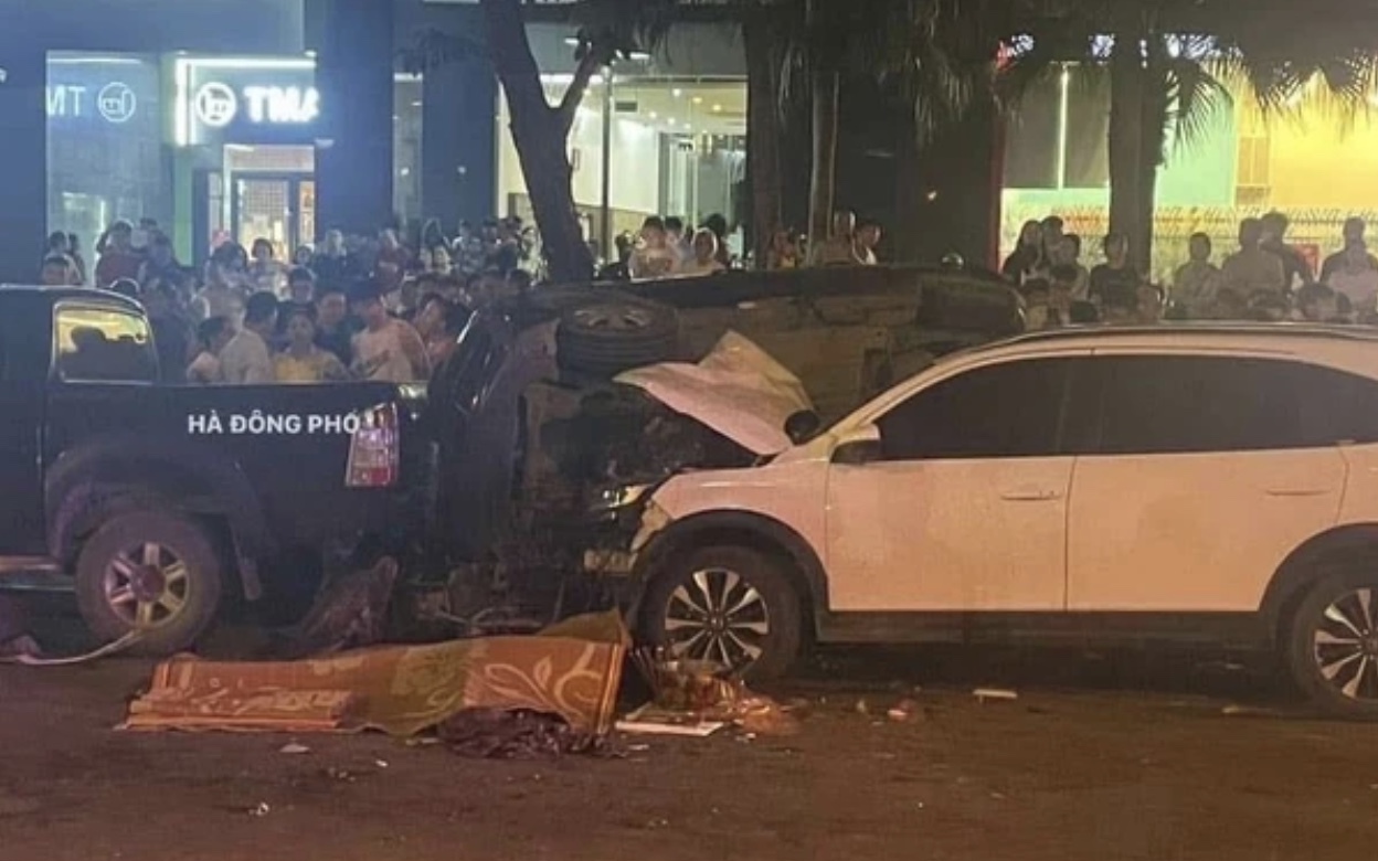 Tạm giữ hình sự tài xế ô tô tông liên hoàn khiến 1 người tử vong ở Hà Nội