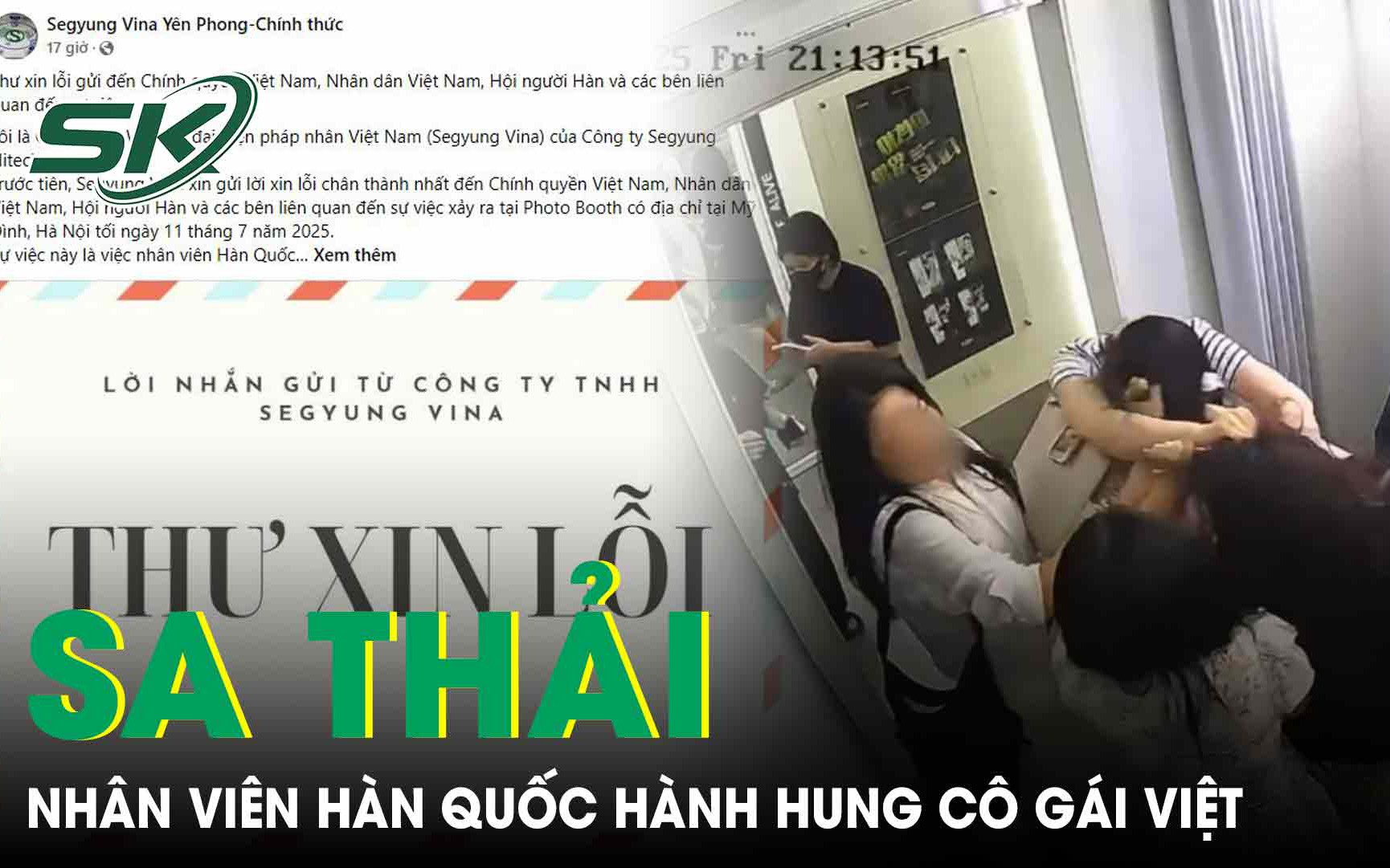 Công ty Hàn Quốc sa thải nhân viên hành hung cô gái Việt tại tiệm photobooth, gửi lời xin lỗi chân thành