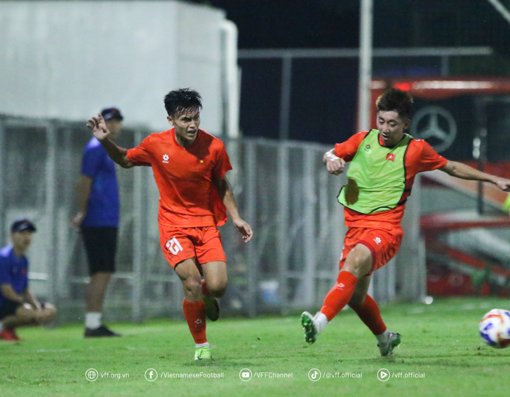 U23 Đông Nam Á 2025: Đội tuyển U23 Việt Nam sẵn sàng cho trận đấu gặp U23 Lào- Ảnh 1.