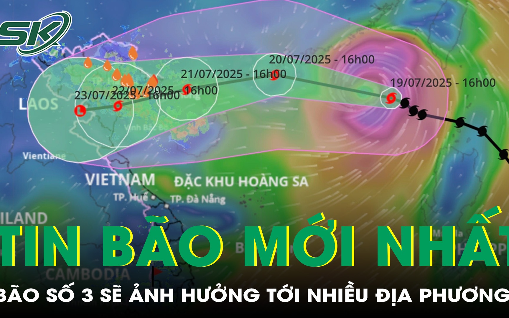 Bão số 3 Wipha khi nào đổ bộ và ảnh hưởng tới những tỉnh, thành nào?
