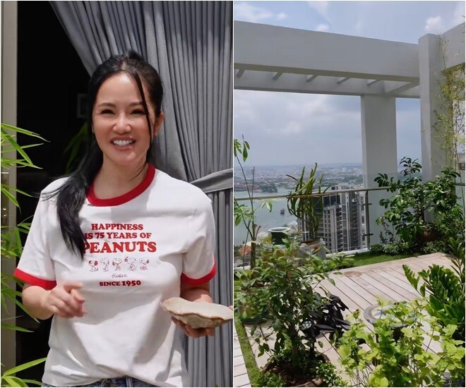 Hành trình vượt bạo bệnh của ca sĩ Hồng Nhung nhờ khu vườn trên cao và không gian 'chữa lành'- Ảnh 1.