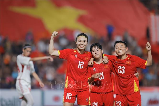 Đội tuyển nữ Việt Nam thắng thuyết phục 6-0 trước nữ UAE- Ảnh 2.