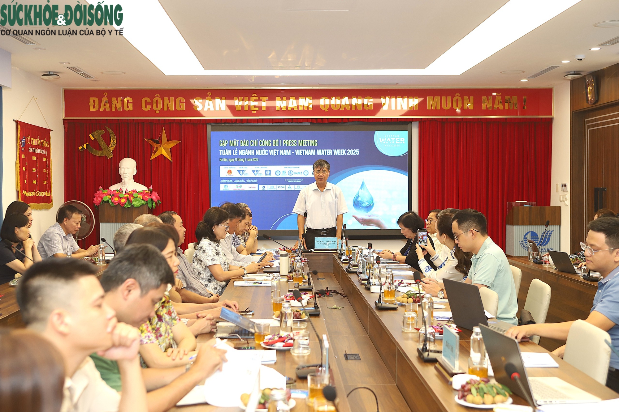 Công bố Tuần lễ ngành nước Việt Nam 2025 - Vietnam Water Week 2025 tại Hà Nội- Ảnh 2. Công bố Tuần lễ ngành nước Việt Nam 2025 - Vietnam Water Week 2025 tại Hà Nội- Ảnh 2.