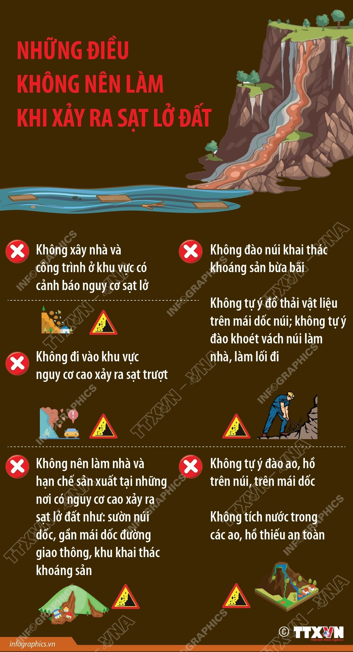 Những điều nên và không nên làm để phòng, tránh sạt lở đất- Ảnh 2. Những điều nên và không nên làm để phòng, tránh sạt lở đất- Ảnh 2.