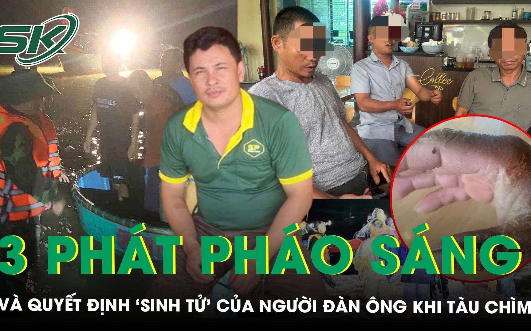 Ba phát pháo sáng và quyết định ‘sinh tử’ giữa biển giông của người đàn ông khi tàu chìm