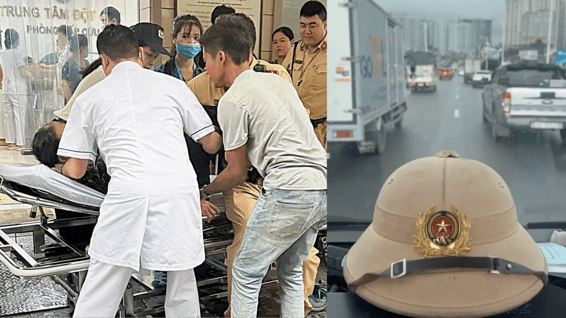 Nhận lời cầu cứu từ người phụ nữ, CSGT mở đường sống cho bệnh nhân đột quỵ- Ảnh 2.