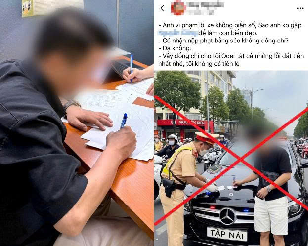 Dùng AI tạo ảnh CSGT phạt xe 'tập nái', thanh niên Hà Nội bị phạt 7,5 triệu đồng- Ảnh 2.