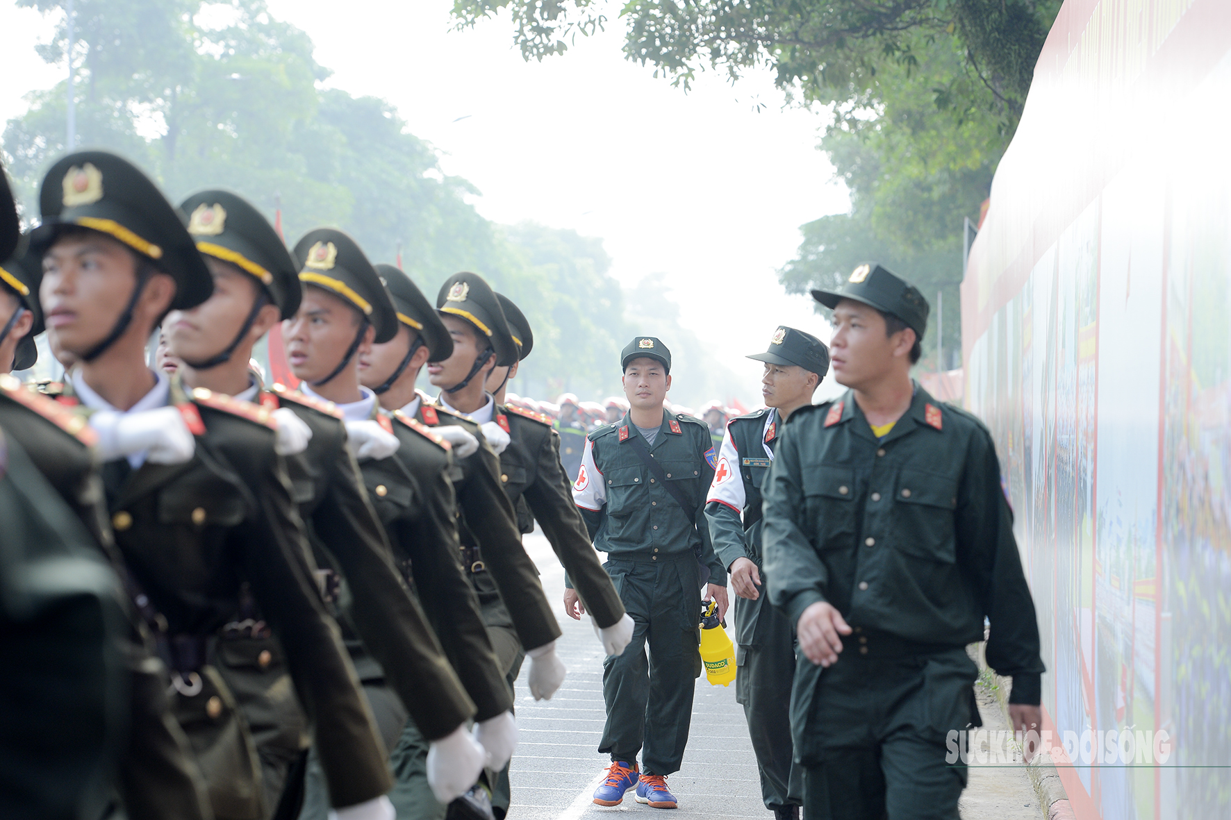 Y tế đồng hành, tiếp sức chiến sĩ đội hình diễu binh- Ảnh 6.