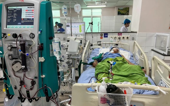 Cứu bệnh nhân đuối nước nguy kịch, rơi vào hôn mê sâu