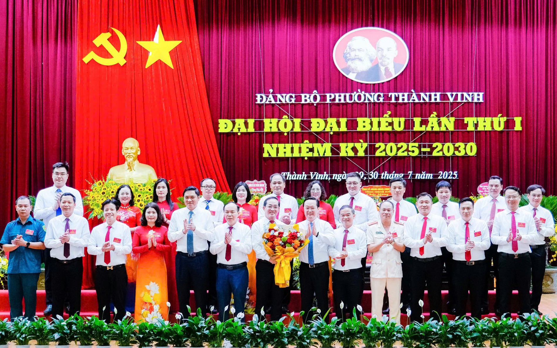 Đại hội điểm cấp phường đầu tiên của Nghệ An sau khi triển khai chính quyền địa phương hai cấp