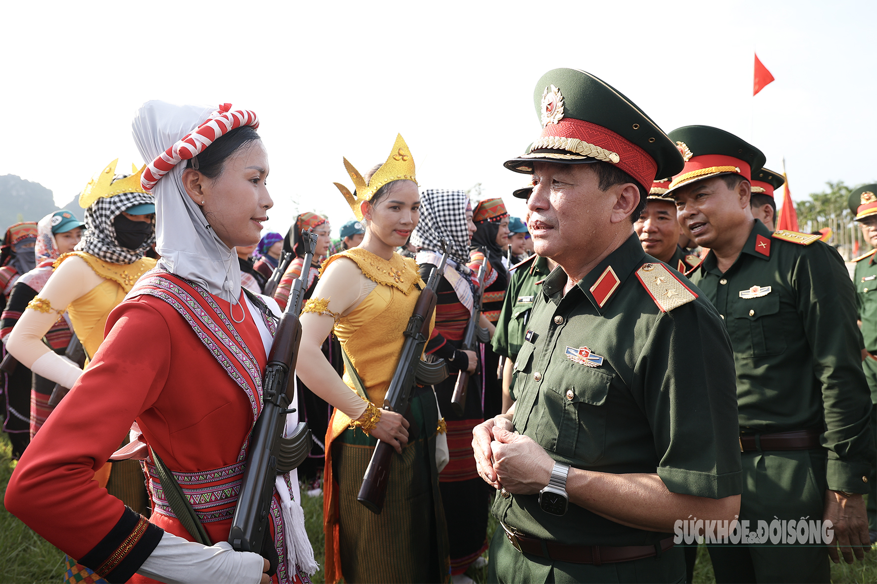 Trung tướng Trương Thiên Tô kiểm tra các khối diễu binh chuẩn bị đại lễ 2/9- Ảnh 5.