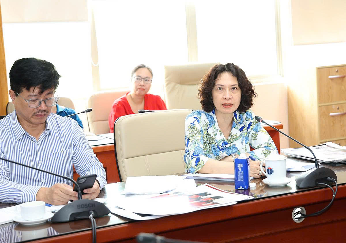 Bộ trưởng Đào Hồng Lan chủ trì họp thúc đẩy tiến độ Triển lãm thành tựu Y tế Việt Nam nhân dịp Kỷ niệm 80 năm Ngày Quốc khánh- Ảnh 2.