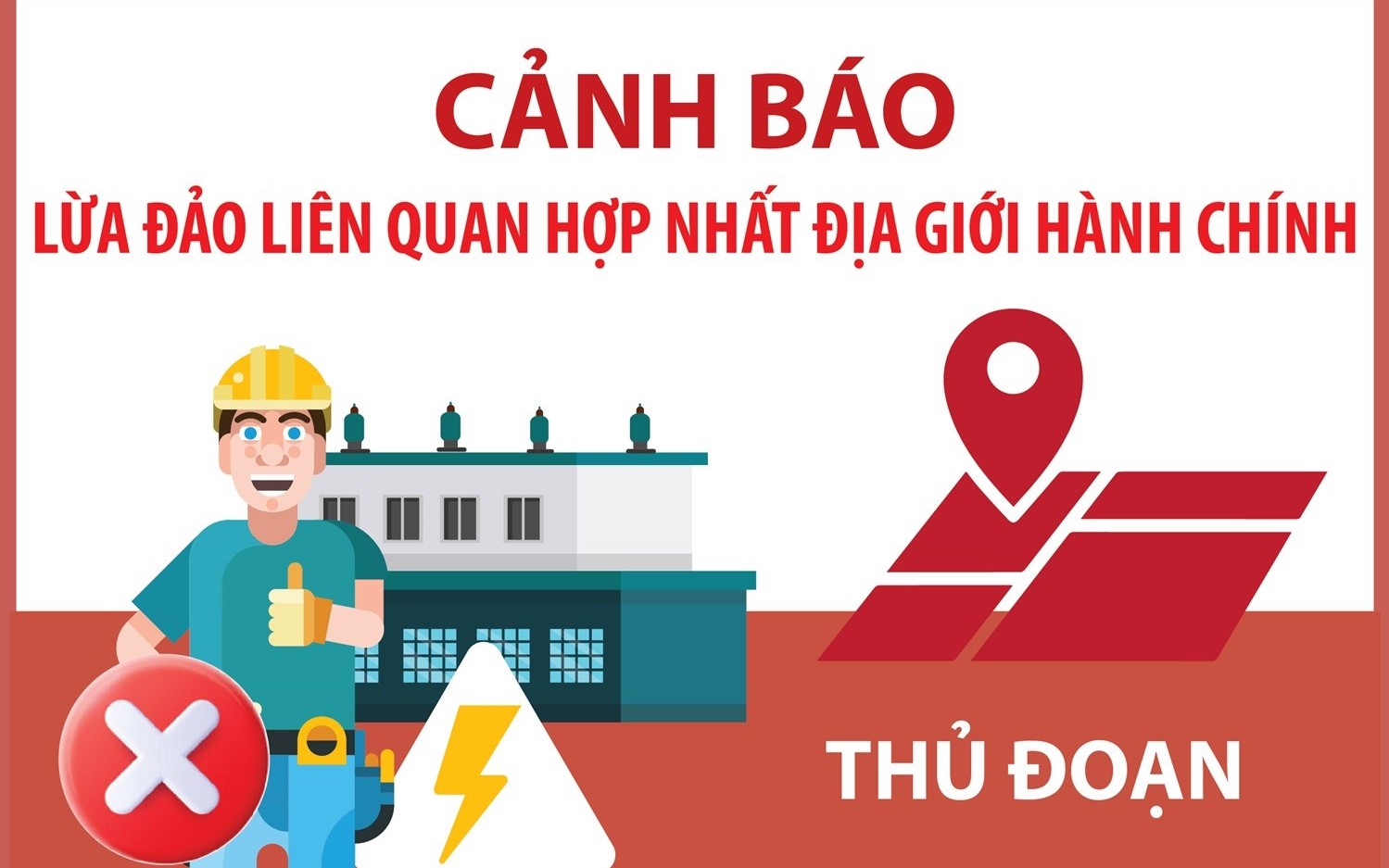 Giả danh nhân viên điện lực lừa đảo liên quan hợp nhất địa giới hành chính