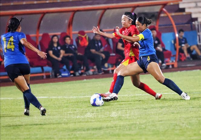 Thắng thuyết phục 4-0, đội tuyển nữ Việt Nam tiến vào vòng chung kết Asian Cup- Ảnh 4. Thắng thuyết phục 4-0, đội tuyển nữ Việt Nam tiến vào vòng chung kết Asian Cup- Ảnh 4.