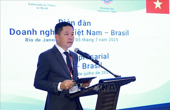 Thủ tướng Phạm Minh Chính dự Diễn đàn doanh nghiệp Việt Nam - Brazil- Ảnh 6. Thủ tướng Phạm Minh Chính dự Diễn đàn doanh nghiệp Việt Nam - Brazil- Ảnh 6.