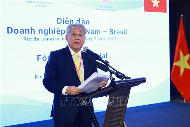 Thủ tướng Phạm Minh Chính dự Diễn đàn doanh nghiệp Việt Nam - Brazil- Ảnh 7. Thủ tướng Phạm Minh Chính dự Diễn đàn doanh nghiệp Việt Nam - Brazil- Ảnh 7.