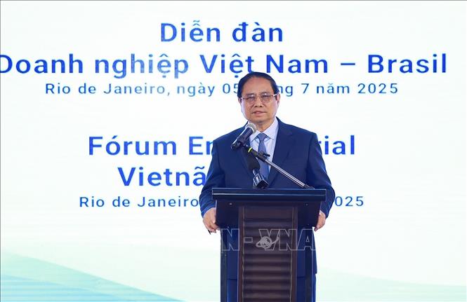 Thủ tướng Phạm Minh Chính dự Diễn đàn doanh nghiệp Việt Nam - Brazil- Ảnh 3. Thủ tướng Phạm Minh Chính dự Diễn đàn doanh nghiệp Việt Nam - Brazil- Ảnh 3.