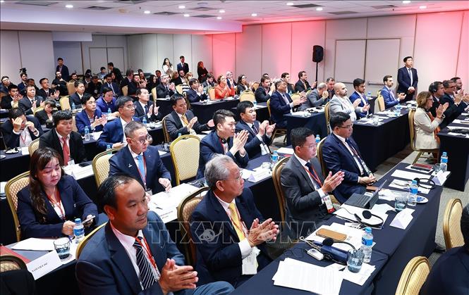 Thủ tướng Phạm Minh Chính dự Diễn đàn doanh nghiệp Việt Nam - Brazil- Ảnh 5. Thủ tướng Phạm Minh Chính dự Diễn đàn doanh nghiệp Việt Nam - Brazil- Ảnh 5.
