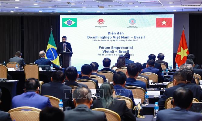 Thủ tướng Phạm Minh Chính dự Diễn đàn doanh nghiệp Việt Nam - Brazil- Ảnh 8. Thủ tướng Phạm Minh Chính dự Diễn đàn doanh nghiệp Việt Nam - Brazil- Ảnh 8.