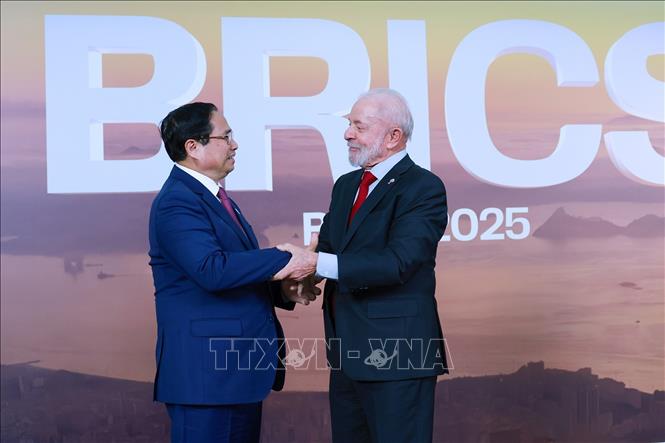 Thủ tướng Phạm Minh Chính tham dự Hội nghị Thượng đỉnh BRICS mở rộng năm 2025- Ảnh 2. Thủ tướng Phạm Minh Chính tham dự Hội nghị Thượng đỉnh BRICS mở rộng năm 2025- Ảnh 2.
